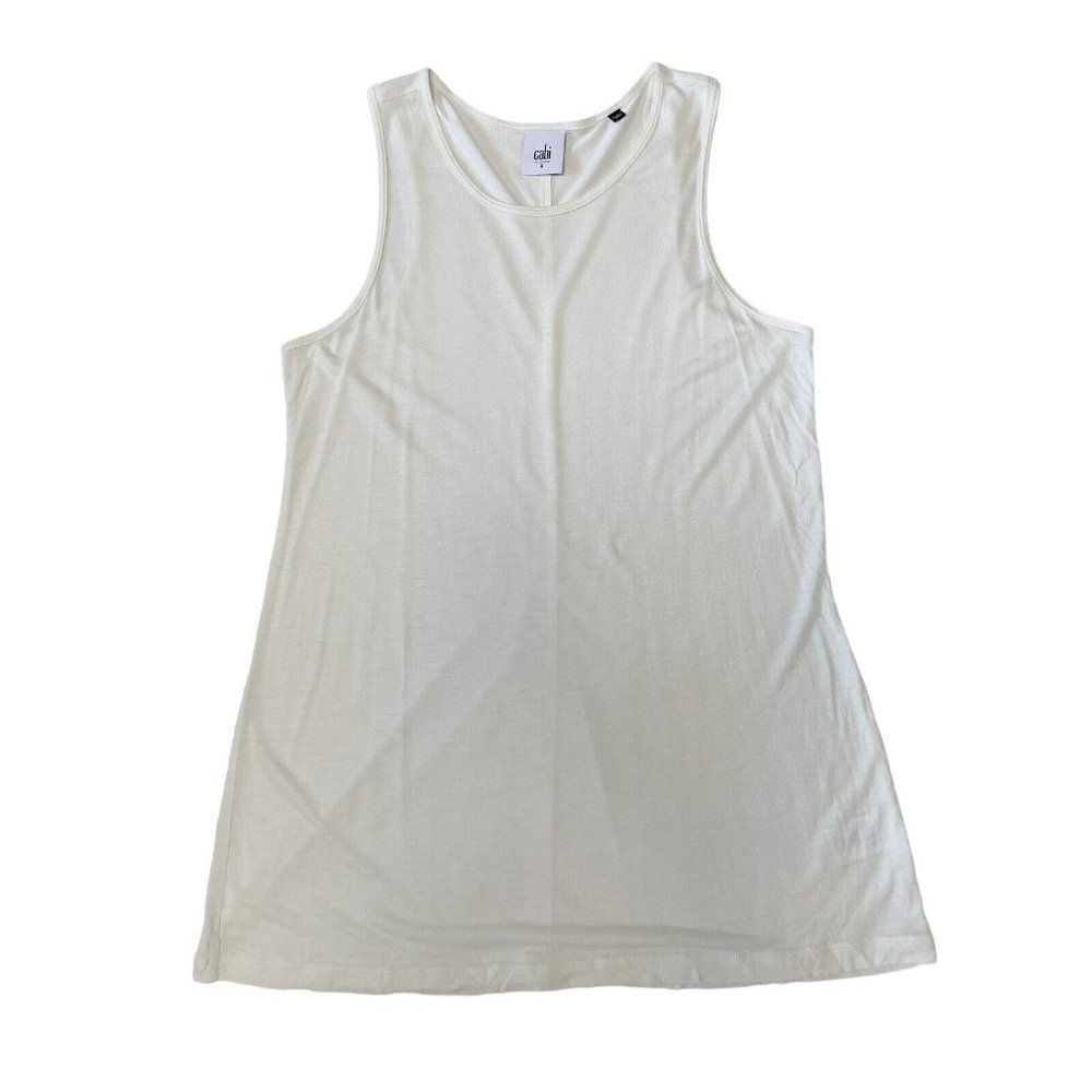 Cabi Womens White Sz S Style # 5323 Tank Top Rayon Blend
